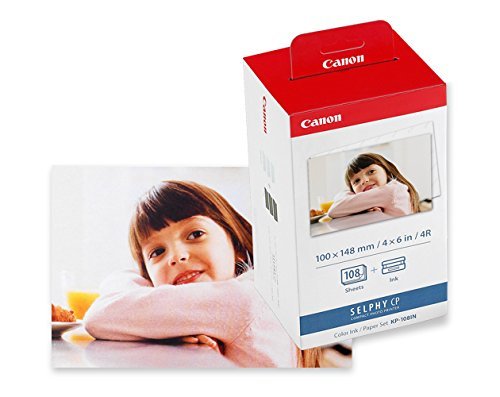 Canon KP-108IN Ink Paper Set (3) Pack - 324 Prints