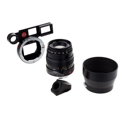 Leica 90 mm/ f4 Macro-Elmar set w/Macro Adapter & Angle VF