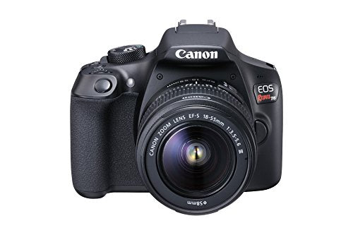 Canon EOS Rebel T6 Digital SLR Camera Kit with EF-S 18-55mm f/3.5-5.6 DC III Lens (Black)-Camera Wholesalers