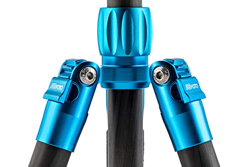 MeFOTO Backpacker Lightweight Aluminum Travel Tripod Kit w/Case, Twist Locks, Double Action Ballhead w/Arca Swiss Plate for Mirrorless/DSLR Sony Nikon Canon Fuji