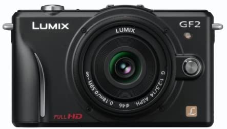 Panasonic Lumix DMC-GF2 12 MP Micro Four-Thirds Mirrorless Digital Camera with 3.0-Inch Touch-Screen LCD and 14mm f/2.5 G Aspherical Lens (Black)-Camera Wholesalers