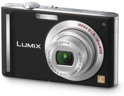 Panasonic Lumix DMC-FX55K 8.1MP Digital Camera with 3.6x Wide Angle MEGA Optical Image Stabilized Zoom (Black)-Camera Wholesalers