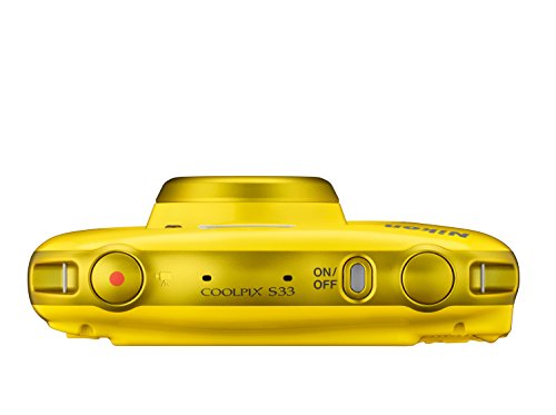 Nikon COOLPIX S33 Digital Camera (Yellow)