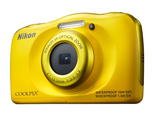 Nikon COOLPIX S33 Digital Camera (Yellow)