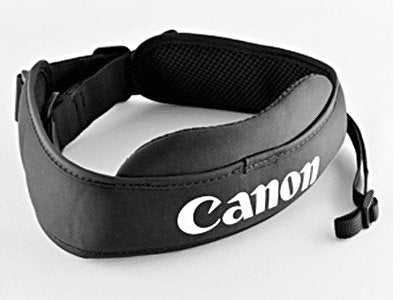 Canon 600X Light Weight Wide Padded Neck Strap Black