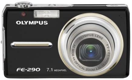 Olympus Stylus FE-290 7MP Digital Camera with 4x Wide Angle Optical Zoom (Black)-Camera Wholesalers