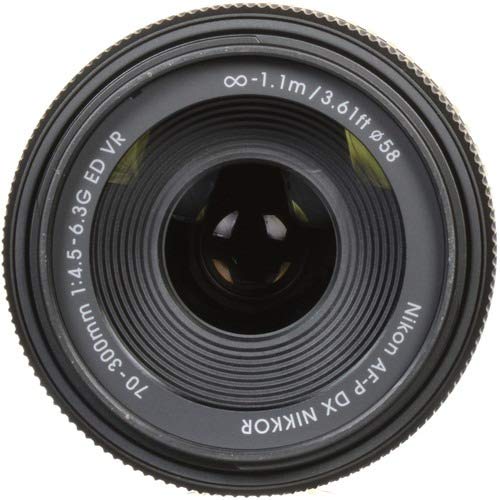 Nikon AF-P DX NIKKOR 70-300mm f/4.5-6.3G ED VR Lens for Nikon DSLR 