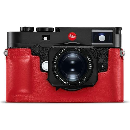 Leica M10 Protector, Leather, Red
