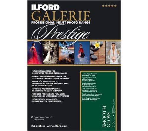 Ilford Smooth Gloss Photo Paper - A6-310 G/M2-100 Sheets
