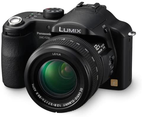 Panasonic Lumix DMC-FZ30K 8MP Digital Camera with 12x Image Stabilized Optical Zoom (Black)-Camera Wholesalers
