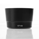 Lens Hood for Canon EF-S 55-250mm f/4-5.6 IS STM Lens Replace 60mm ET-63