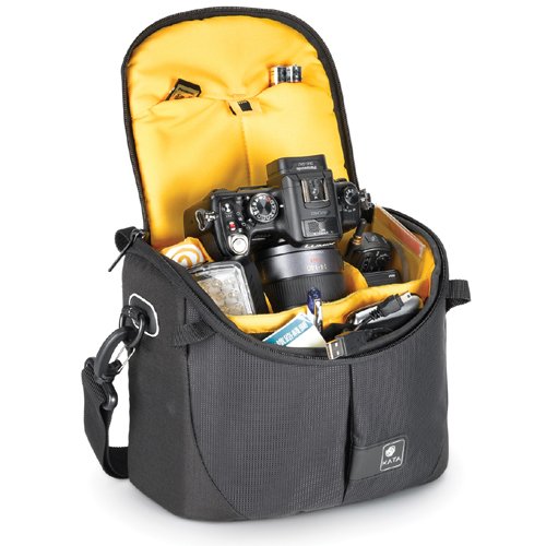 DSLR Camera Shoulder Bag | Compact DSLR Camera Case with padded Camera Shoulder Bag Strap | Kata KT DL-L-439 DL LITE