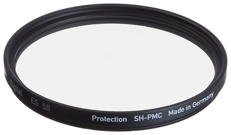 Heliopan 58mm Protection SH-PMC Filter (705800) with specialty Schott glass in floating brass ring