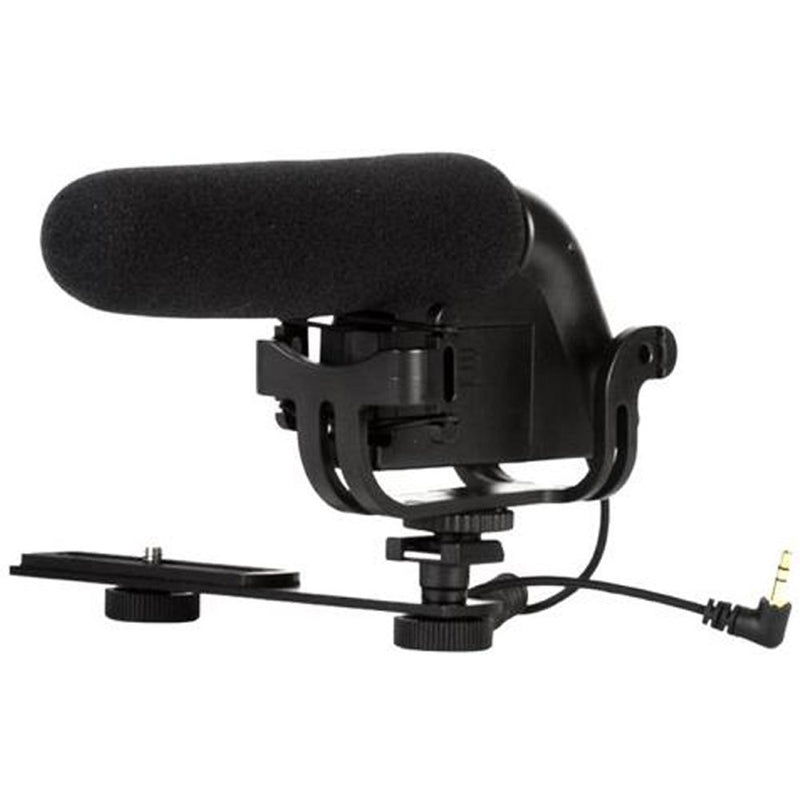Vivitar Shotgun Condenser Microphone with Bracket & 2 Wind Screens