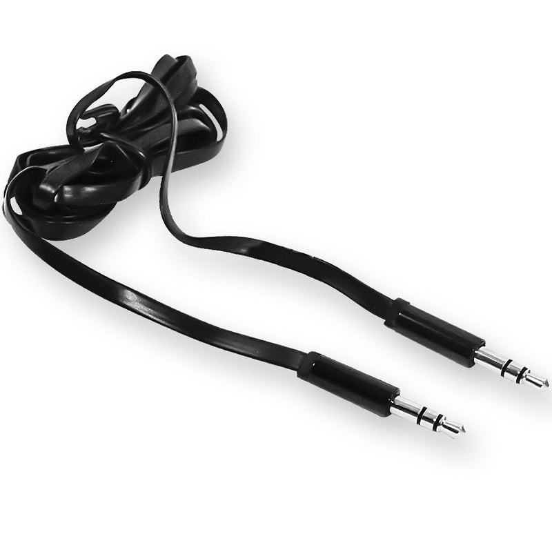 ZFUTURE 5' Flat Wire Auxiliary Cable for Audio and Stereo Equipment