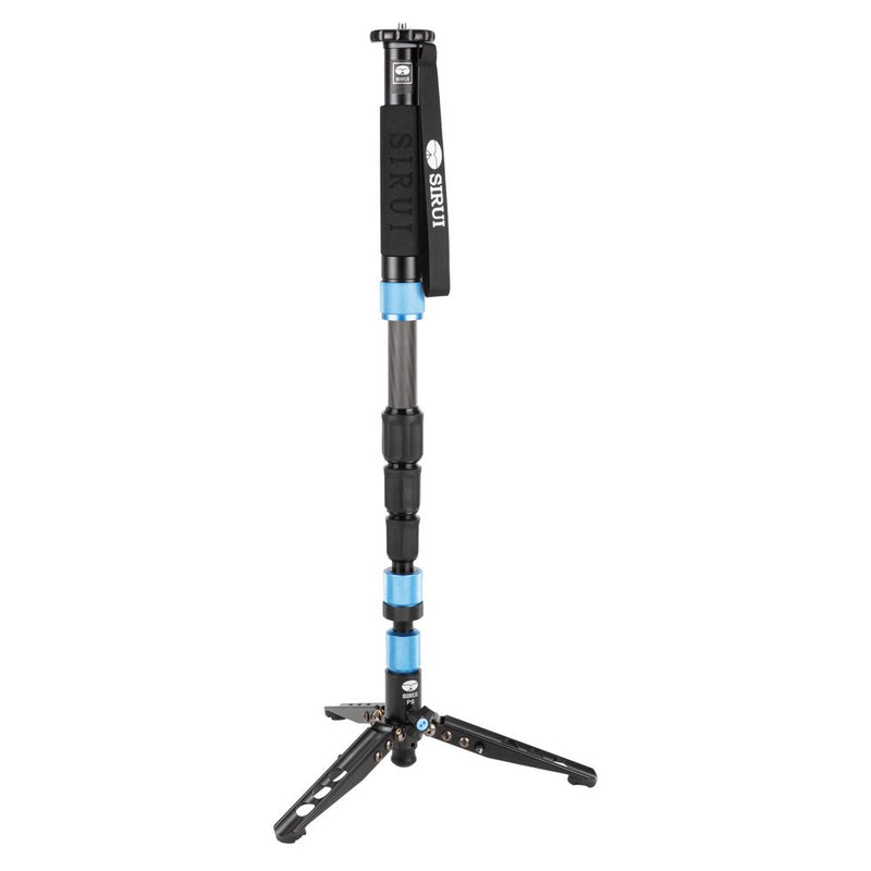 Sirui P-224S Carbon Fiber Photo/Video Monopod, 63" Max Height, 17.6 lbs Load Capacity, 4-Legs Sections