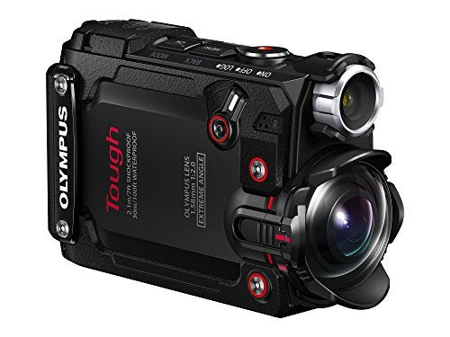 Olympus 8 Waterproof TG-Tracker Digital with 1.5" LCD, Black (V104180BU000)