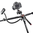 Manfrotto Aluminum 3-Section Tripod,Black
