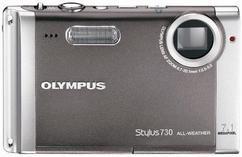 Olympus Stylus 730 7.1MP Digital Camera with Digital Image Stabilized 3x Optical Zoom (Silver)…-Camera Wholesalers