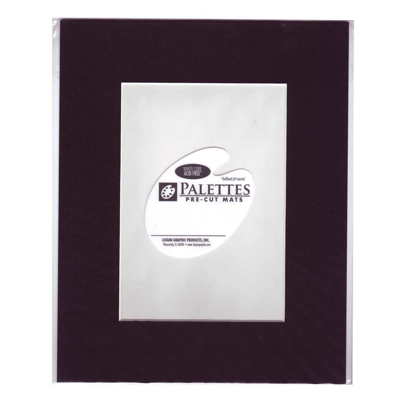 Logan Graphic Products, Inc. Palettes Pre-Cut Mats rectangle smooth black 16 in. x 20 in.