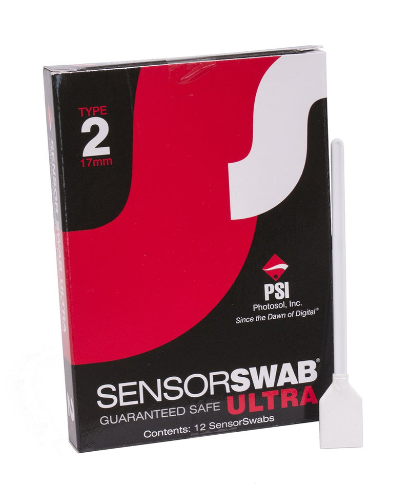 Photographic Solutions ULTRA Sensor Type 2 Swabs (Box of 12)