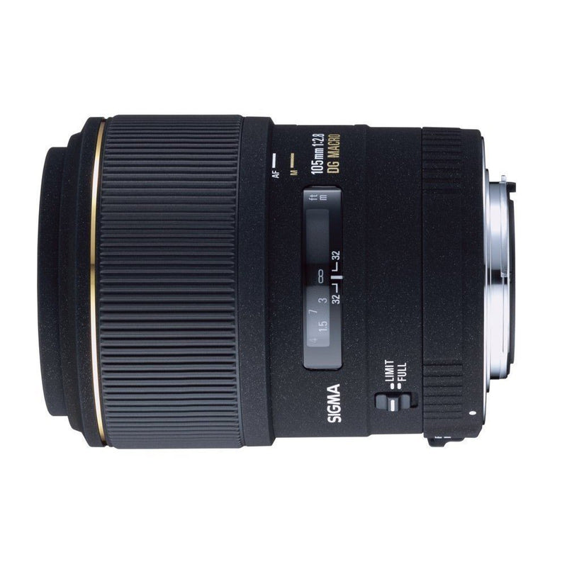 Sigma 105mm f/2.8 EX DG Medium Telephoto Macro Lens for Nikon SLR Cameras