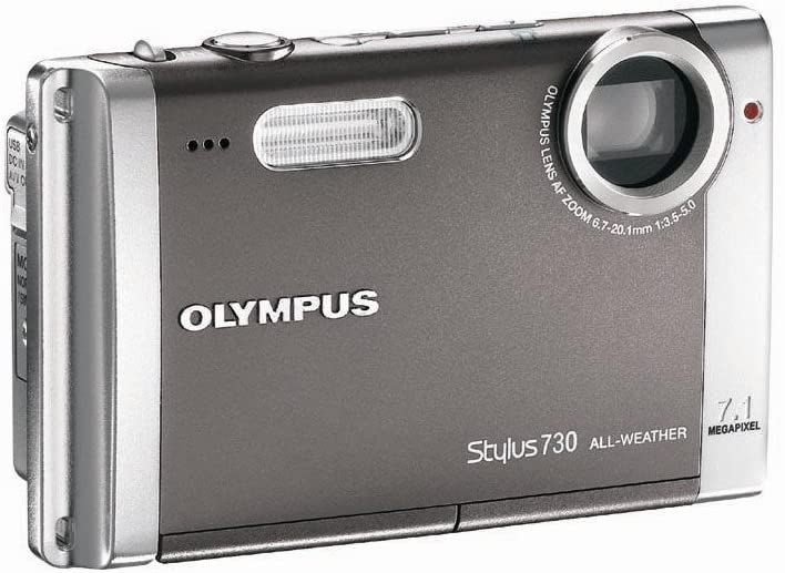 Olympus Stylus 730 7.1MP Digital Camera with Digital Image Stabilized 3x Optical Zoom (Silver)…-Camera Wholesalers