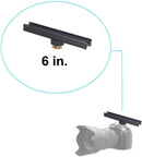 Camson Light Stand 6" Cold Shoe Metal Extension Bar Bracket
