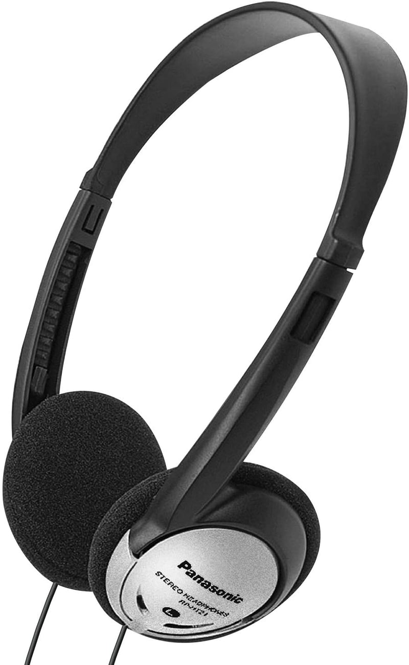 Panasonic RP-HT21 Headphones On-Ear Lightweight with XBS (Gray)