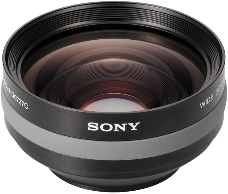 Sony VCLHG0737C High-Grade Wide Conversion Lens for HRD-HC1, HD1000U, HC5, DCR-SR200, DCR-DVD308, DVD408 & DVD508 Camcorders