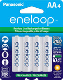 Panasonic eneloop AA New 2100 Cycle Ni-MH Pre-Charged Rechargeable Batteries