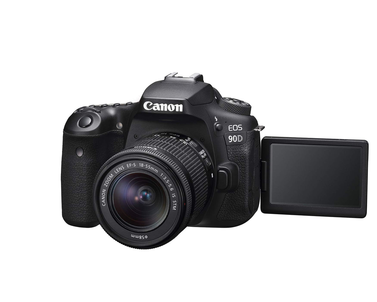 Canon 90D Digital SLR Camera with 18-55 is STM Lens | Camera