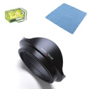Movo Photo EW-83E Lens Hood for Canon EF 16-35mm f/2.8L USM, 17-40mm f/4L & EF-S 10-22mm f/3.5-4.5 Lenses with 2X Spirit Level & Microfiber Lens Cloth