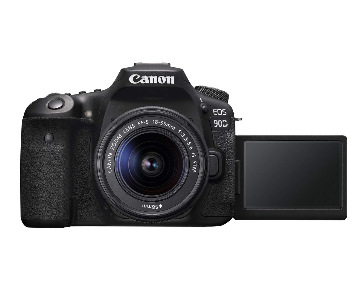 Canon 90D Digital SLR Camera with 18-55 is STM Lens | Camera