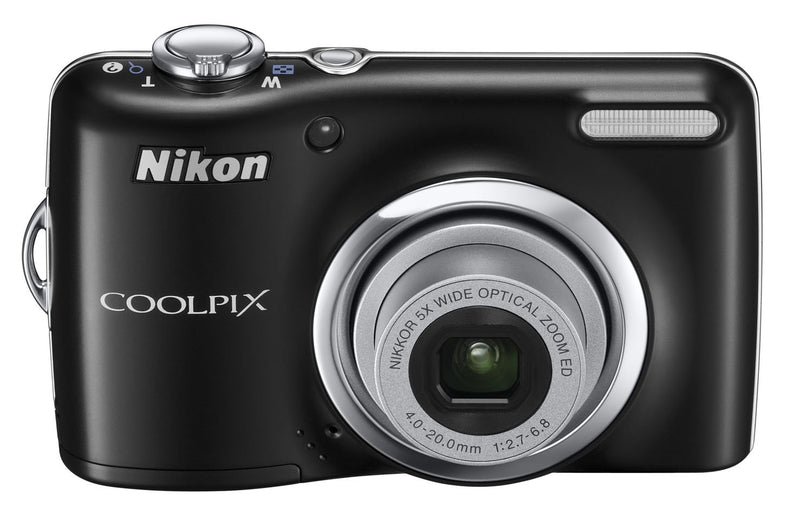 Nikon Coolpix L23 Digital Camera -Black (10mp, 5x Optical Zoom) 2.7-inch LCD