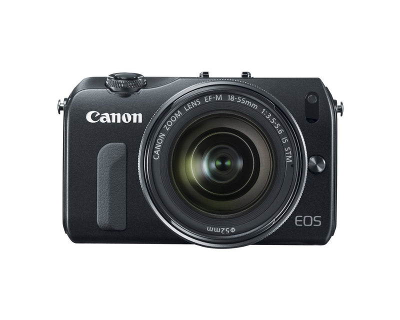 Canon EOS M Mirrorless Digital Camera with 18-55mm Lens and Flash Kit (Black)
