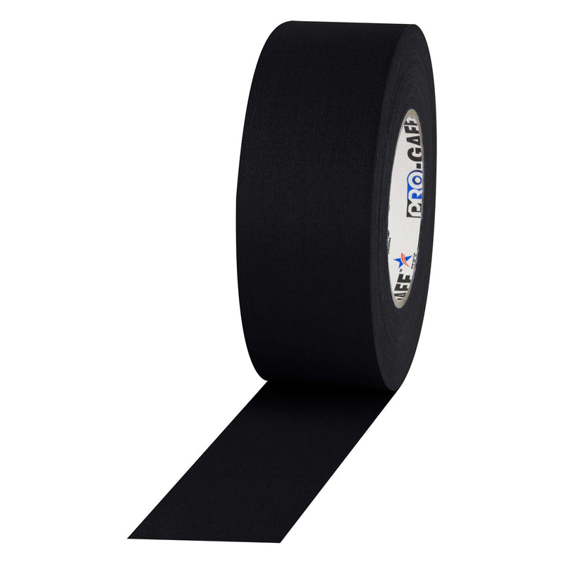 ProTapes Pro Gaff Matte Cloth Gaffer's Tape with Rubber Adhesive, 11 mil Thickness, 55 Yard Length