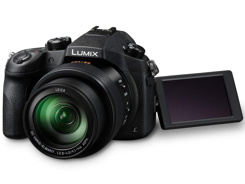 Panasonic LUMIX DMC-FZ1000 20.1MP 4K Point and Shoot Digital Camera w/16X Zoom Leica lens, Built-In Wi-Fi and NFC - Black