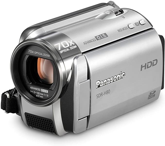 Panasonic SDR-H80 60GB Standard Definition Camcorder - Silver-Camera Wholesalers