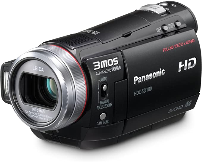 Panasonic HDC-SD100 Flash Memory High Definition Camcorder with 12x Optical Zoom (Discontinued by Manufacturer)-Camera Wholesalers