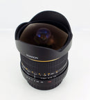 Rokinon FE8M-C 8mm F3.5 Fisheye Fixed Lens for Canon - Black