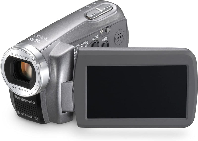 Panasonic SDR-S7 Flash Memory Camcorder with 10x Optical Zoom (Silver)-Camera Wholesalers