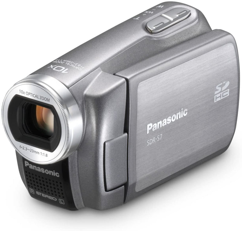 Panasonic SDR-S7 Flash Memory Camcorder with 10x Optical Zoom (Silver)-Camera Wholesalers