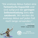 1x4 Panasonic Eneloop Micro AAA 750 mAh