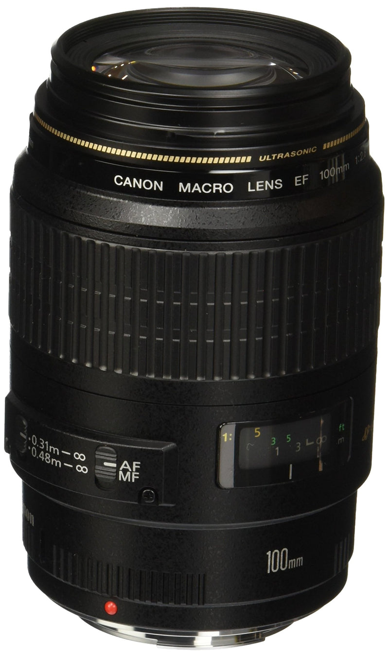 Canon EF 100mm f/2.8 Macro USM Fixed Lens for Canon SLR Cameras