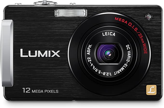Panasonic Lumix DMC-FX580 12MP Digital Camera with 5x MEGA Optical Image Stabilized Zoom and 3 inch LCD (Black)-Camera Wholesalers