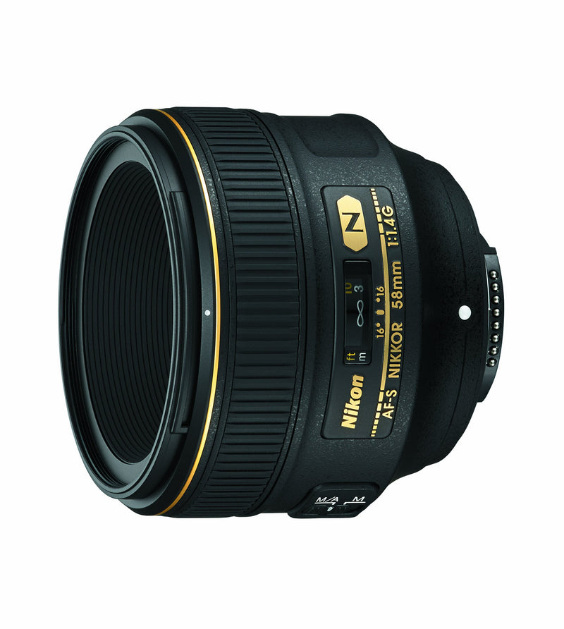 Nikon AF-S FX NIKKOR 58mm f/1.4G Lens for Nikon DSLR Cameras