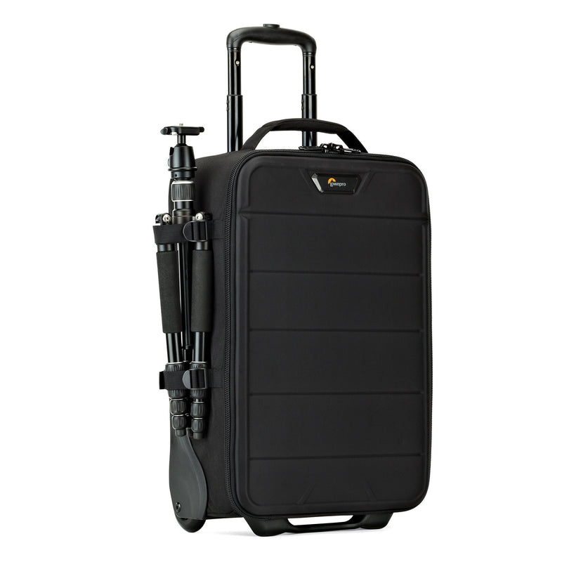 Lowepro PhotoStream Roller 150 - Rolling Travel Bag for Photographers- Carry On Compatible. 8.2 lbs. Black.