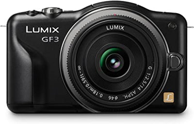 Panasonic Lumix DMC-GF3 14-42mm レンズキット Panasonic Lumix DMC-GF3 Digital Camera with 14mm Lens Kit (Black