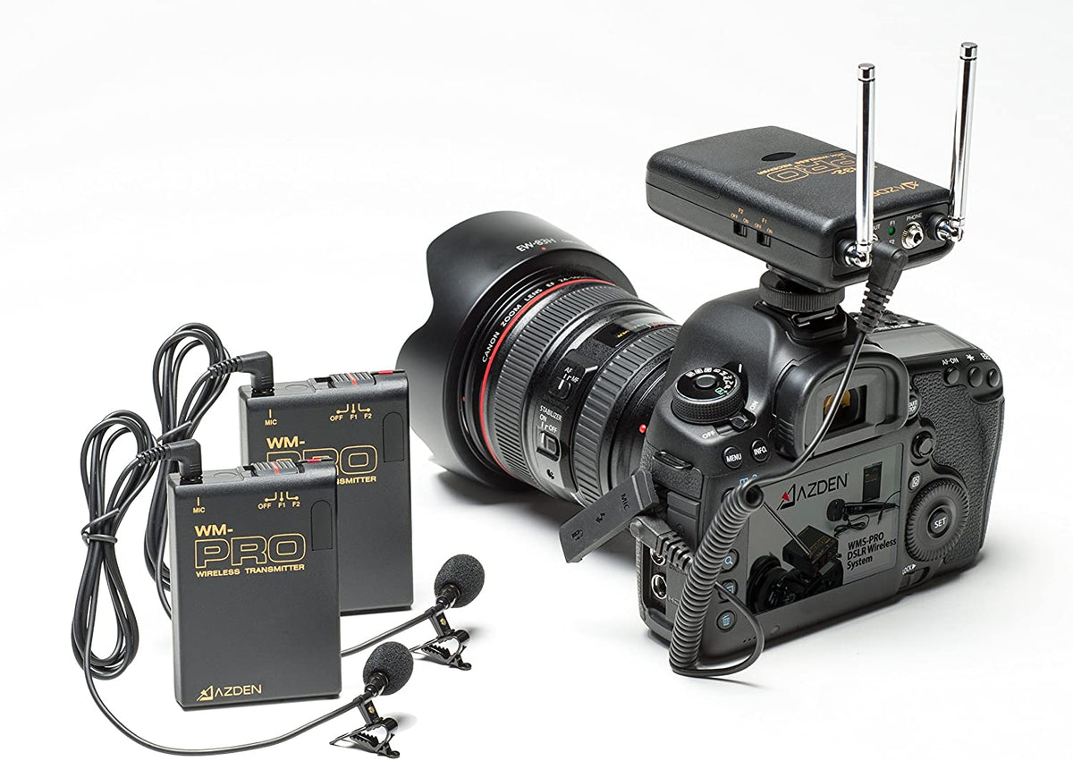 Azden Dual Wireless VHF Bodypack Kit (169.445 and 170.245 MHz